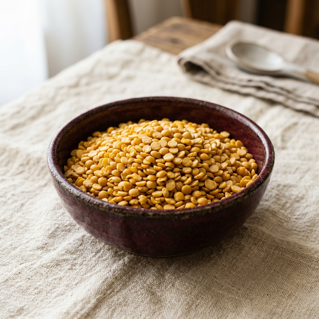 Bright, evenly sorted toor dal from Gramena Pappulu, Siddipet